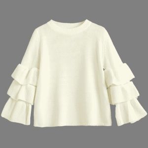 Layered Sleeve Sweater